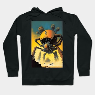 Walking Robot Spider City Hoodie